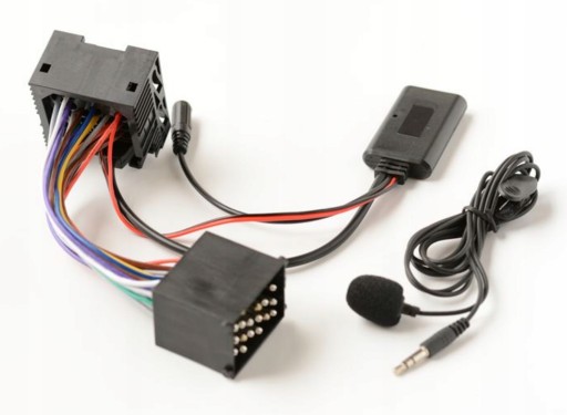 Adapter audio Bluetooth AUX Zmikrofonem MIC BMWe46