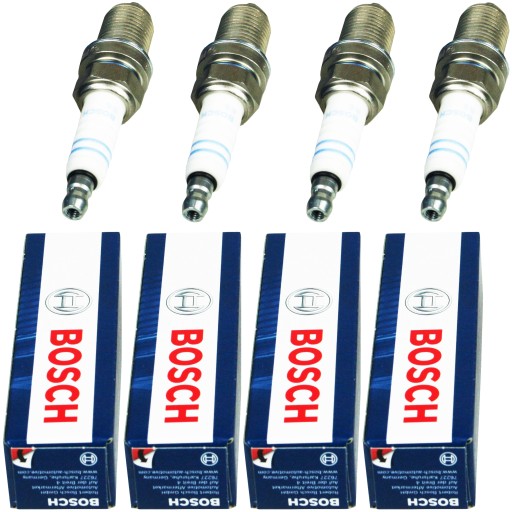 4 ŚWIECE BOSCH SUPER PLUS +8 FR7DC+ 0242235666