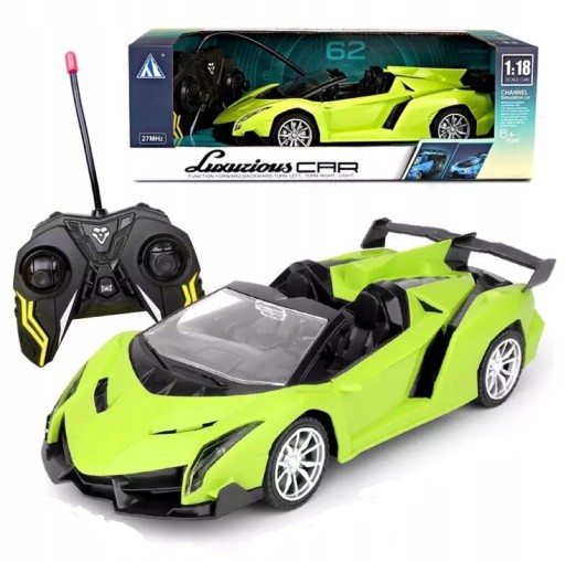 SAMOCHÓD ZDALNIE STEROWANY AUTO RC NA PILOTA ŚWIATŁA LED
