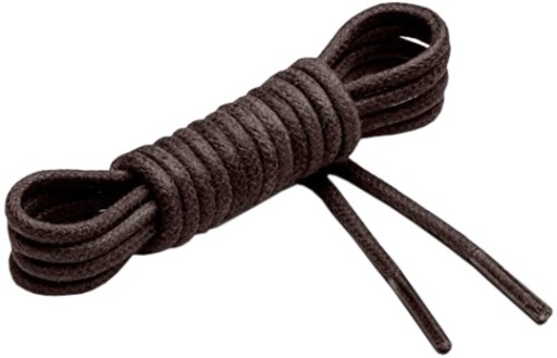 SZNURÓWKI SZNUROWADŁA WOSKOWANE OKRĄGŁE 2 mm 75 cm