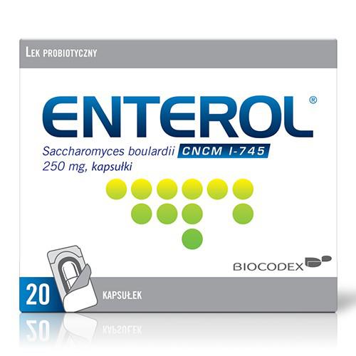 Enterol 250 - 20 kapsułek