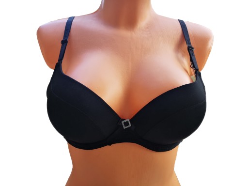 Intimidao biustonosz delikatny push up 80 B czarn.