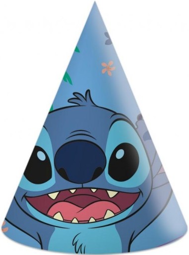 CZAPECZKI URODZINOWE LILO I STITCH STICZ ANGEL PREZENT URODZINY 6szt