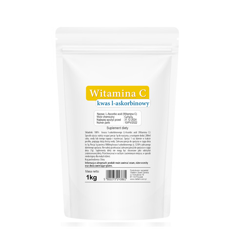 WITAMINA C 1 KG KWAS L- ASKORBINOWY SUPLEMENT