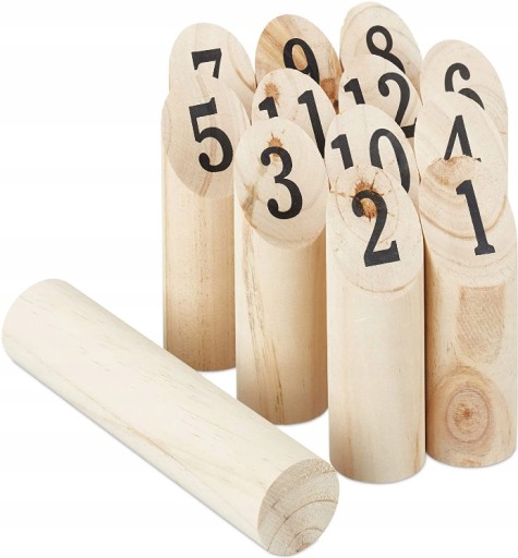 Gra plenerowa Relaxdays Kubb Viking Finnish T drew