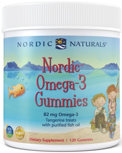 Nordic Naturals Nordic Omega 3 Gummies 82mg 120Gum