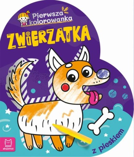 Pierwsza MALOWANKA dla maluszka Z PIESKIEM