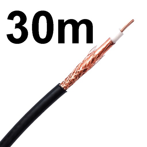 SUPER JAKOŚCI PRZEWÓD KONCENTRYCZNY H155 KABEL H-155 30m