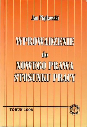 Piątkowski - WPROWADZENIE DO NOWEGO PRAWA ...