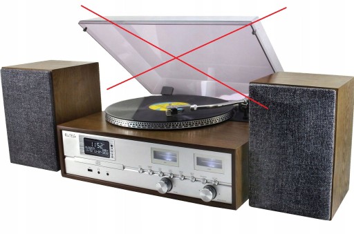 Wieża gramofon Soundmaster PL880 BT DAB+ CD USB