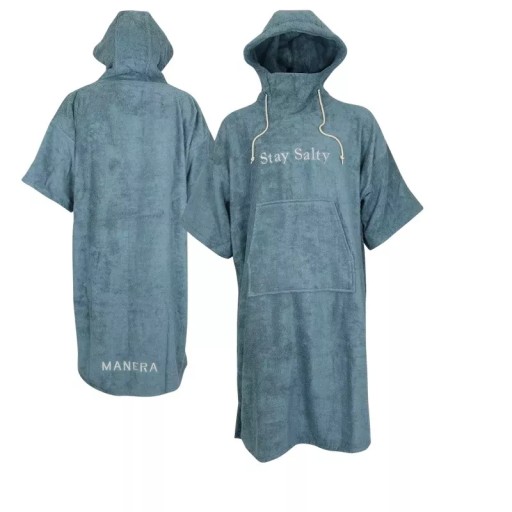 Poncho Manera Winter - Smoke Blue