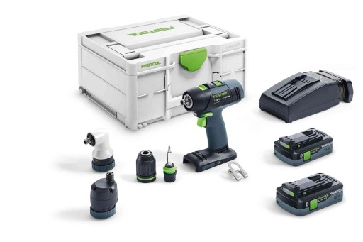 Wkrętarka 18V FESTOOL T18+3 HPC 4,0 I-Set