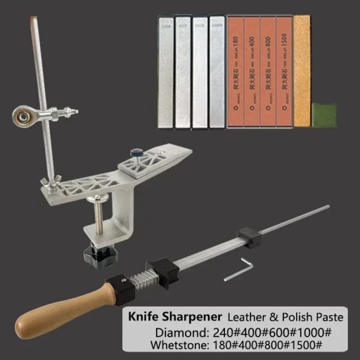 Professional Knife Sharpener Stainless Steel Fixed Angle Sharpener Diamond
