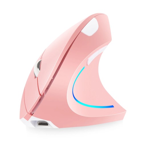 2.4G Wireless Vertical Mouse Rechargeable Upright Ergonomic Mouse 3