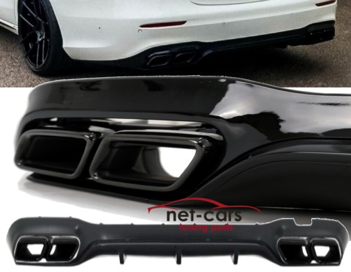 DYFUZOR SPOILER KOŃC MERCEDES E W213 16- E63 AMG B