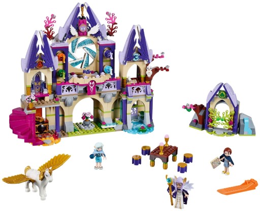 LEGO Elves Zamek w chmurach Skyry 41078 używane