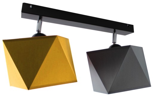 LAMPA WISZĄCA SUFITOWA ŻYRANDOL ABAŻUR DIAMENT LED