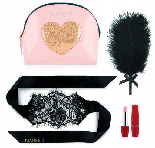 RS - ESSENTIALS KIT DAMOUR RÓŻOWY I ZŁOTY - EROTYC