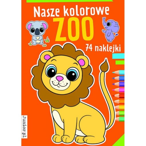 ZOO KOLOROWANKA Z NAKLEJKAMI