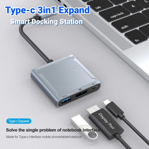 do Displayport stacja dokująca 480Mbps 3.1 USB i P