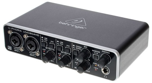Behringer UMC204HD Interfejs audio USB MIDI 2x4
