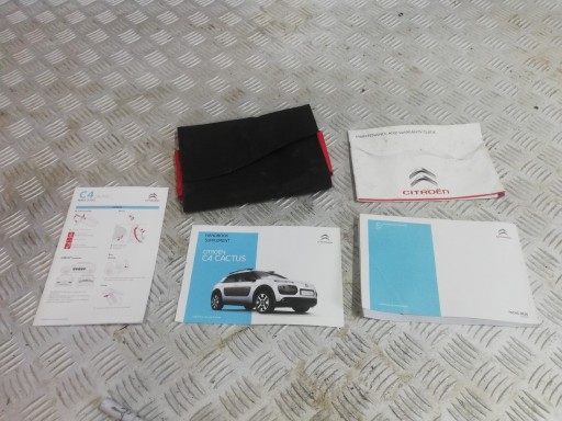CITROEN CACTUS ETUI KSIAZKA SERWISOWA