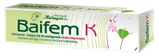 BAIFEM K Ochronno-kojący żel do okolic intymnych 40g