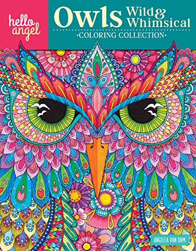 Hello Angel Owls Wild & Whimsical Coloring