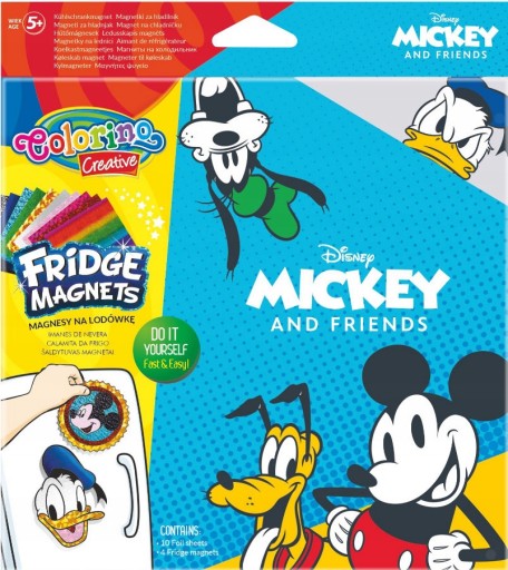 MAGNESY NA LODÓWKĘ DISNEY MICKEY MYSZKA ZESTAW 1