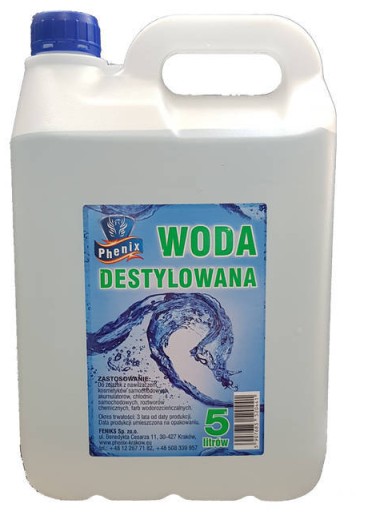 WODA DESTYLOWANA 5L