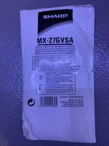 Developer SHARP MX 27GVSA zestaw kolor