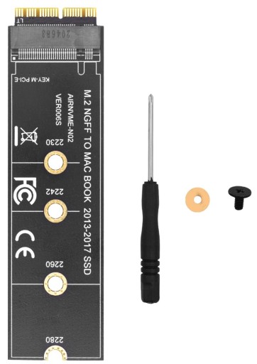 ADAPTER DYSKU M.2 NVMe Key M TO MACBOOK 2013-2017