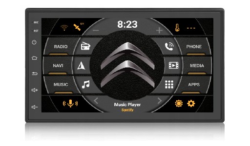RADIO 2DIN ANDROID USB BT GPS WIFI SPOTIFY CITROEN
