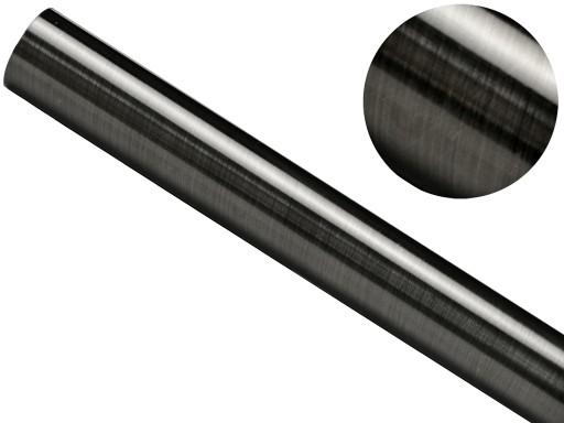 19 mm / 140 cm RURKA metalowa do karnisza ANTRACYT