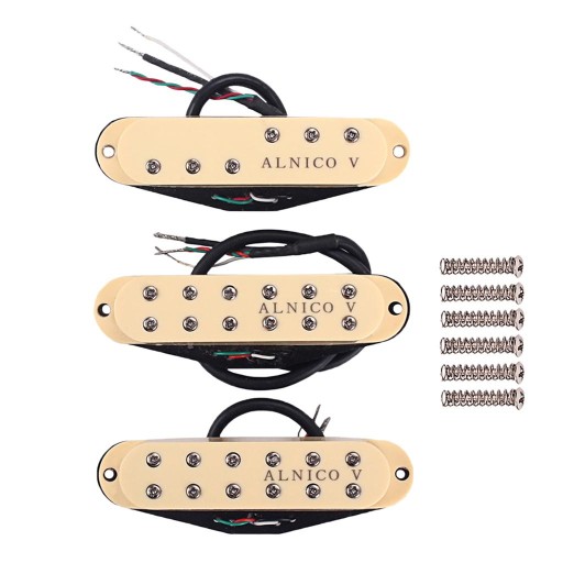 1 zestaw przetworników Humbucker Alnico V miedź