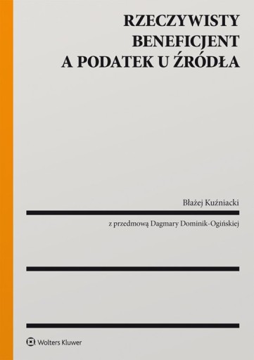 Rzeczywisty beneficjent a podatek u źródła - ebook