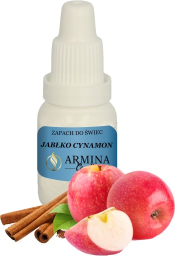 ZAPACH DO ŚWIEC PARAFINY WOSKU JABŁKO CYNAMON 10ML