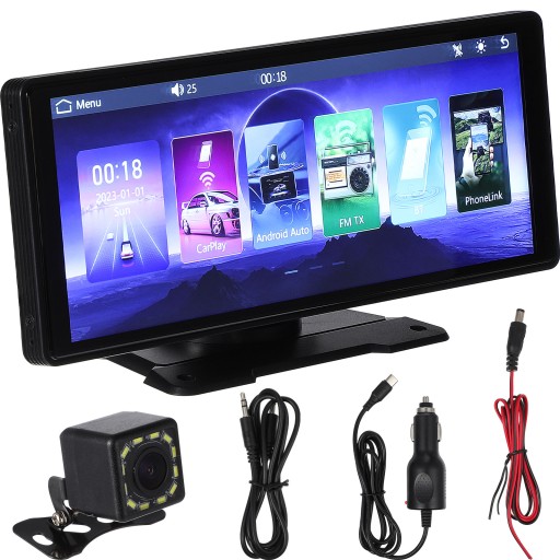 KAMERA DASH CAM 10_26 Z SYSTEMEM NAWIGACJI I STEREO SAMOCHODU