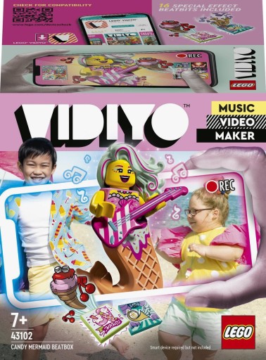 LEGO VIDIYO 43102 klocki Candy Mermaid BeatBox