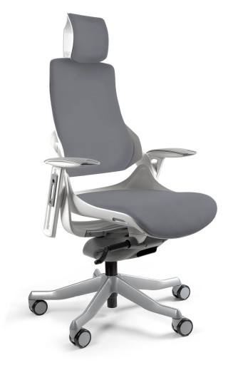 Fotel biurowy ergonomiczny szary WAU BL417 UNIQUE / SPEŁNIA NOWE NORMY