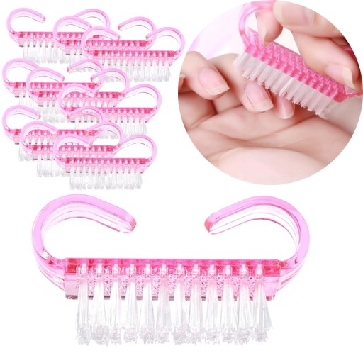 SZCZOTECZKA RÓŻOWA DO MANICURE I DO USUWANIA PYŁU MINI 200 szt