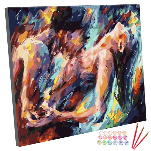Zestaw Obraz MALOWANIE PO NUMERACH Para 40x50cm