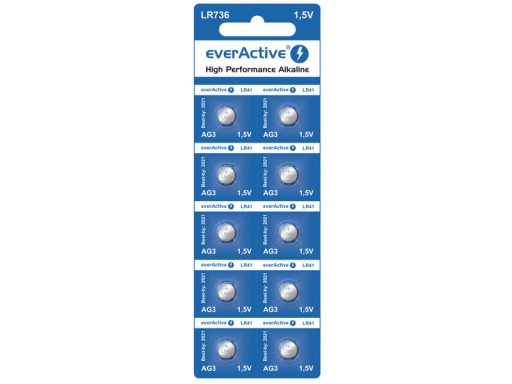 BATERIA G3 LR736 LR41 - BLISTER 10 SZT