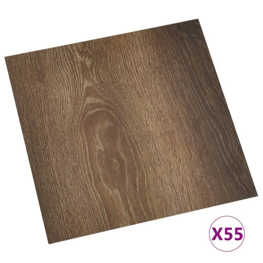 SAMOPRZYLEPNE PANELE PODŁOGOWE 55 SZT PVC 5,11M²
