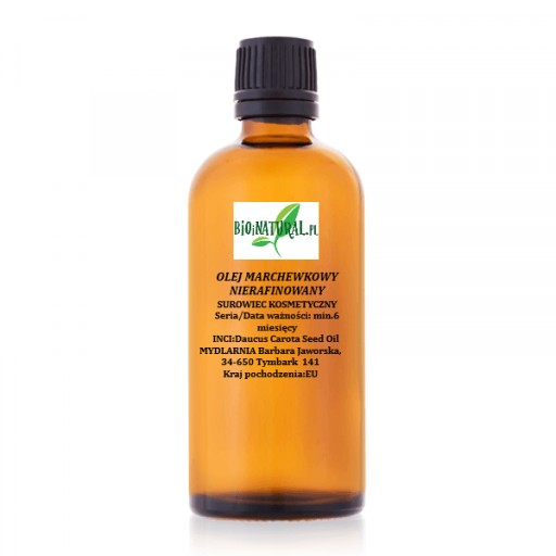OLEJ Z NASION MARCHWI-MARCHEWKOWY NIERAFINOWA 20ml