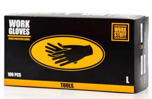 Work Stuff Work Gloves L - Rękawiczki Nitrylowe 100szt.