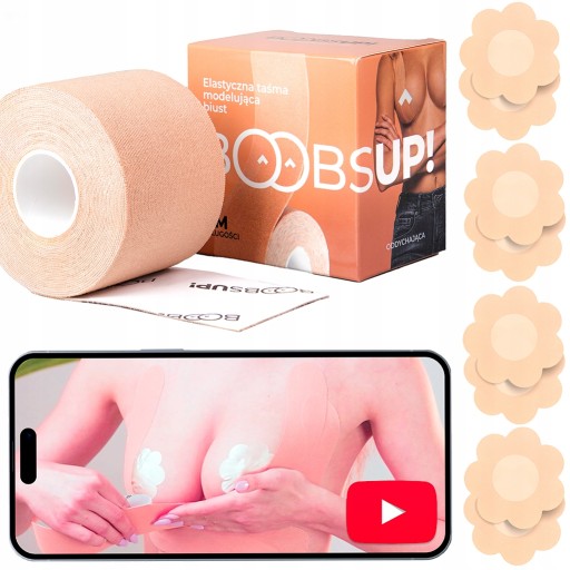 TAŚMA modelująca unosząca BIUST pushup TAPE