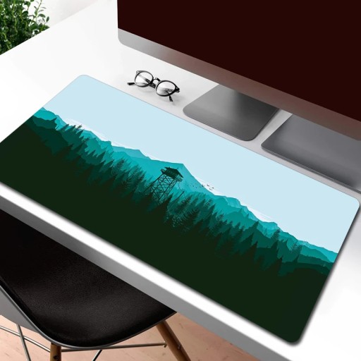 Firewatch Forest HD Print Mousepad Gamer Non-slip Large Computer Mouse Mat