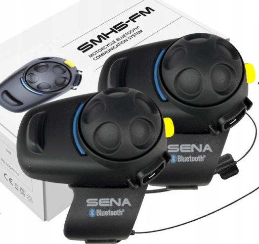 2x INTERCOM motocyklowy SENA SMH5FM RADIO /do 700m