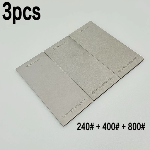 80-3000# Set Diamond Sharpening Stone No-slip Base Kitchen Whetstone Quick